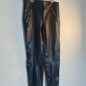 Zara faux leather pants